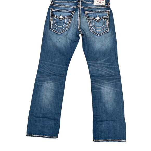 True Religion Jeans Size 36 ROPESTITCH BIG T Blue - Picture 4 of 7